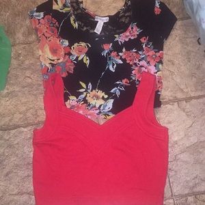 2 crop tops